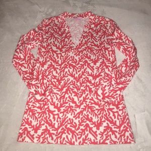 🌴Lilly Pulitzer coral tunic 🌴